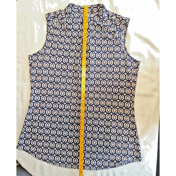 PerSeption Concept Multicolor Geometric Sleeveless Blouse – Size Large - Picture 8 of 8